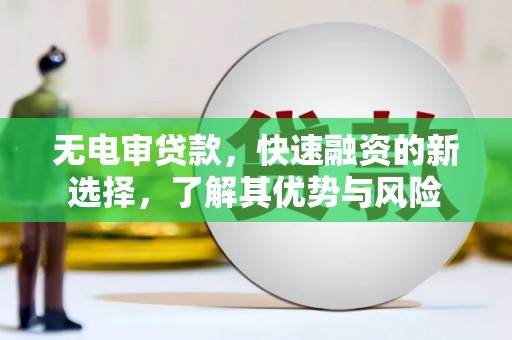 叶城无电审贷款，快速融资的新选择，了解其优势与风险
