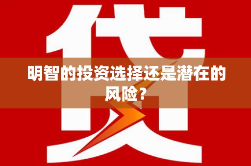 叶城明智的投资选择还是潜在的风险？