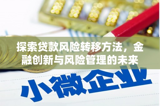 叶城探索贷款风险转移方法，金融创新与风险管理的未来