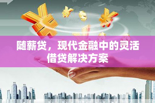 叶城随薪贷，现代金融中的灵活借贷解决方案