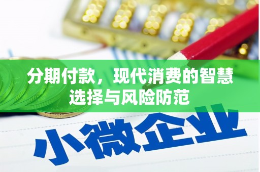 叶城分期付款，现代消费的智慧选择与风险防范