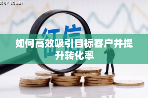 叶城如何高效吸引目标客户并提升转化率