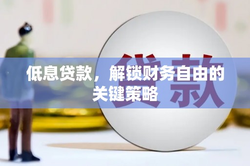 叶城低息贷款，解锁财务自由的关键策略