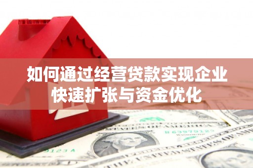 叶城如何通过经营贷款实现企业快速扩张与资金优化