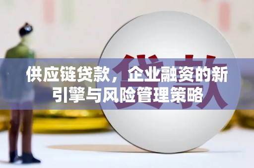 叶城供应链贷款，企业融资的新引擎与风险管理策略