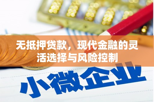 叶城无抵押贷款，现代金融的灵活选择与风险控制