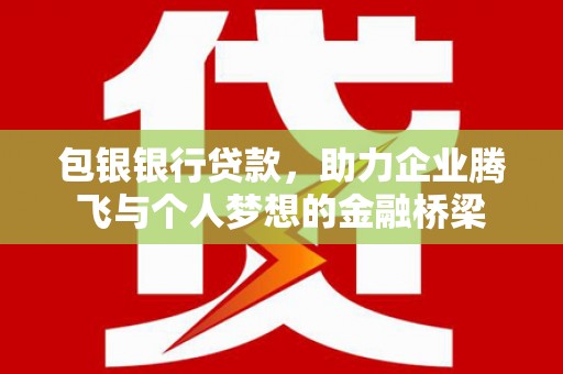 叶城包银银行贷款，助力企业腾飞与个人梦想的金融桥梁