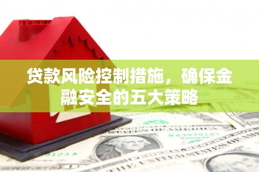 叶城贷款风险控制措施，确保金融安全的五大策略