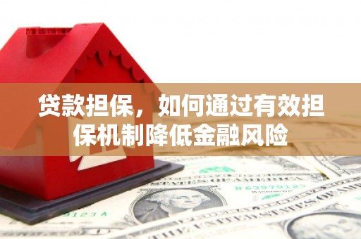 叶城贷款担保，如何通过有效担保机制降低金融风险