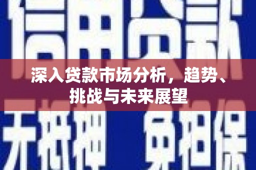 叶城深入贷款市场分析，趋势、挑战与未来展望
