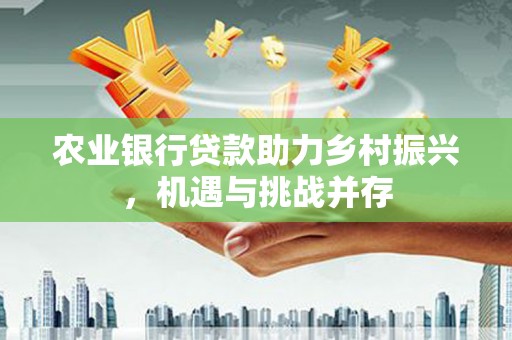 叶城农业银行贷款助力乡村振兴，机遇与挑战并存