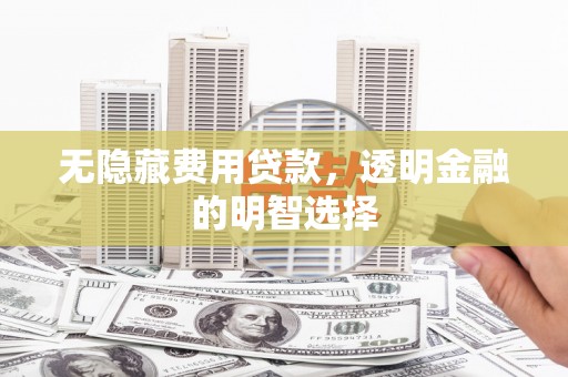 叶城无隐藏费用贷款，透明金融的明智选择