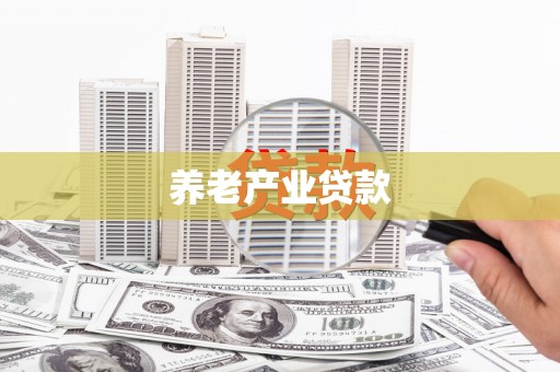 叶城养老产业贷款