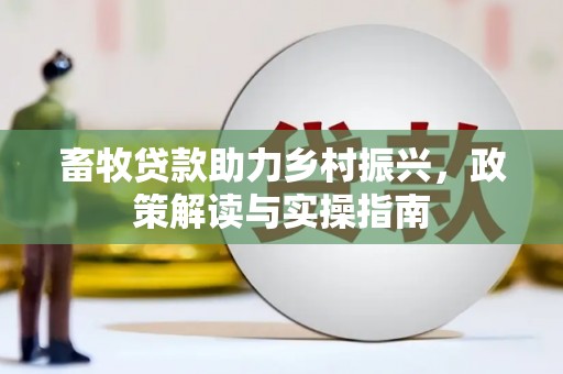 叶城畜牧贷款助力乡村振兴，政策解读与实操指南