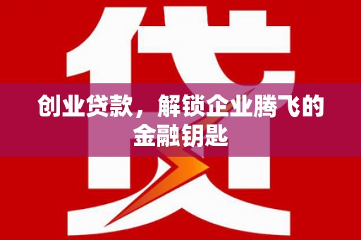 叶城创业贷款，解锁企业腾飞的金融钥匙