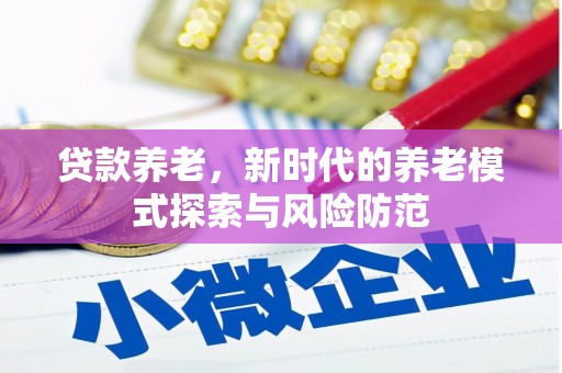叶城贷款养老，新时代的养老模式探索与风险防范
