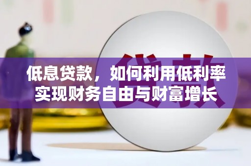 叶城低息贷款，如何利用低利率实现财务自由与财富增长